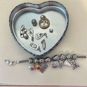 Brighton bracelet and additional charms